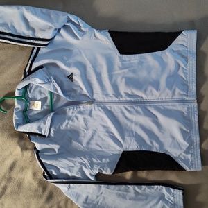 size large adidas lightweight sports jacket
